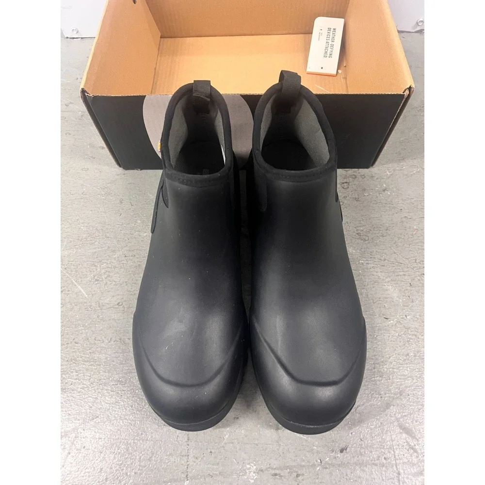 Bogs Sauvie Chelsea‎ II 73110-001 Boots Mens 11 Black Slip-Resistant Waterproof